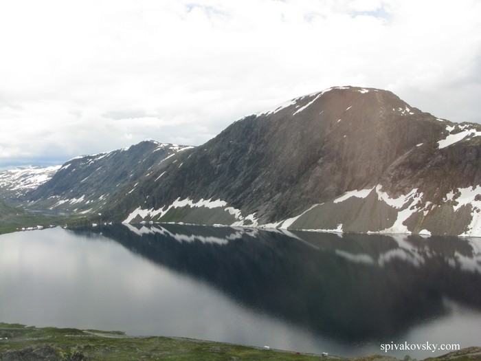 Горы, отражение. Норвегия