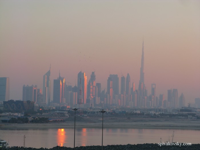 Утренний Дубаи